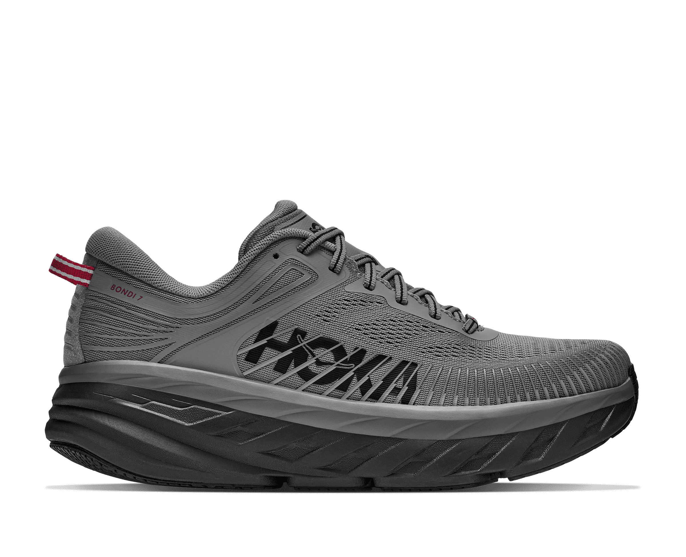 HOKA Men's Bondi 7 - ASTEROID / BLACK