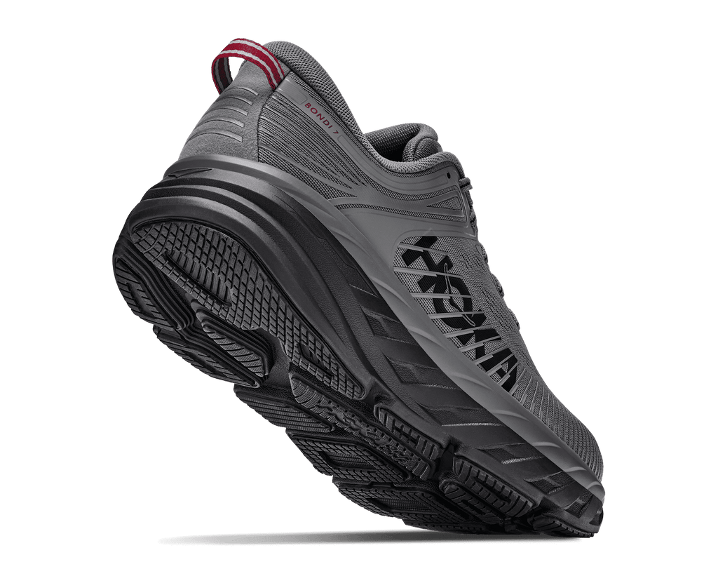 HOKA Men's Bondi 7 - ASTEROID / BLACK