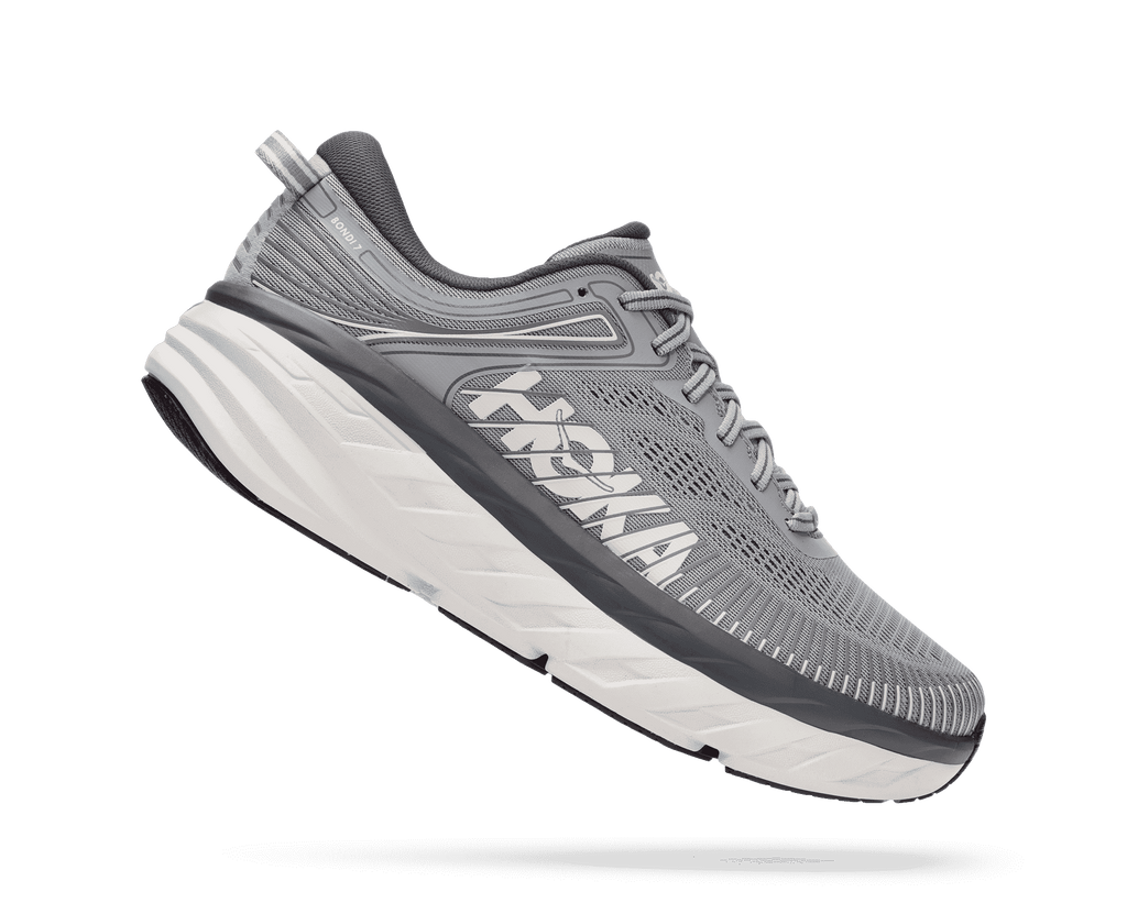 HOKA Men's Bondi 7 - WILD DOVE / DARK SHADOW