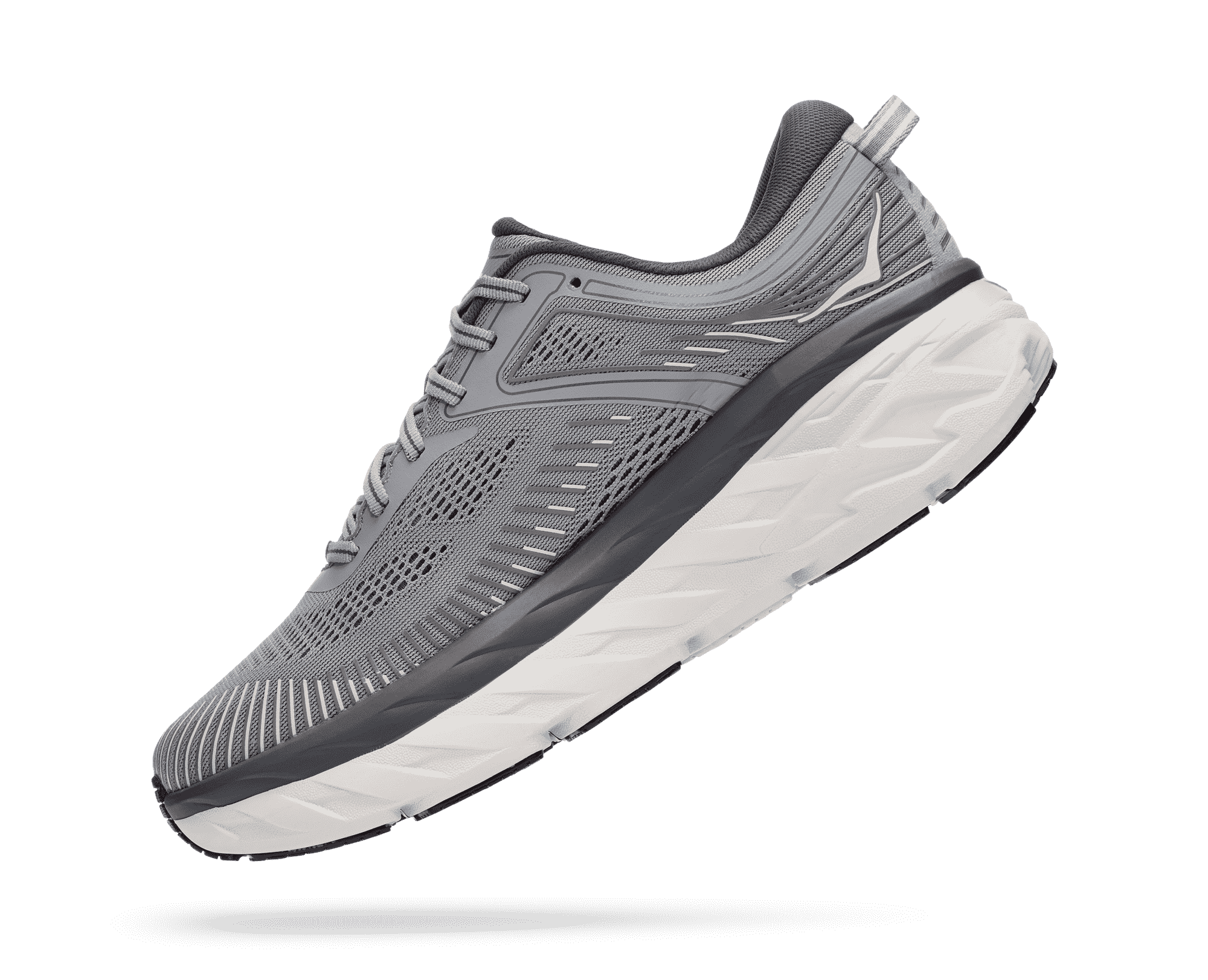 HOKA Men's Bondi 7 - WILD DOVE / DARK SHADOW