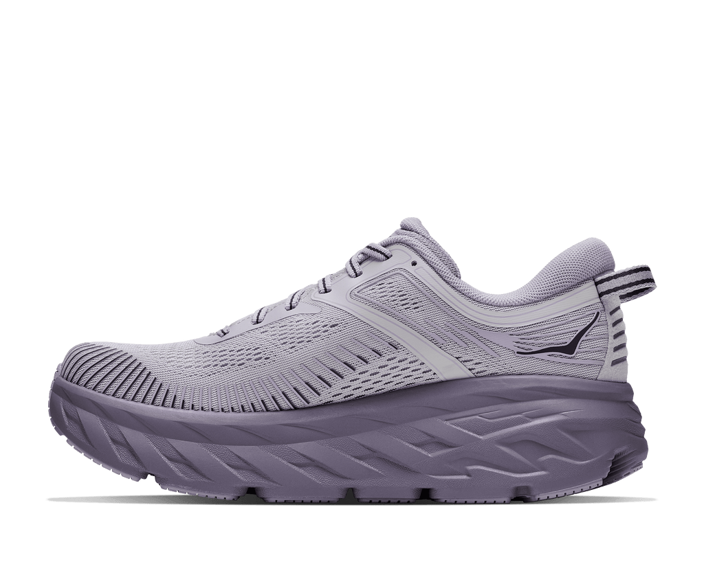 HOKA Women's Bondi 7 - STARDUST / MELLOW LILAC