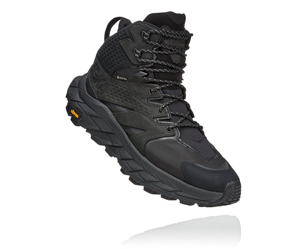 Hoka Mens Anacapa Mid GTX - Black/Black (1122018-BBLC)