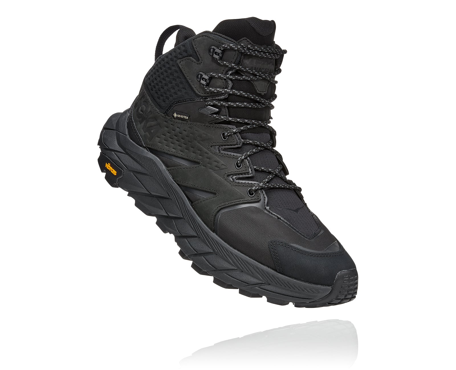 Hoka Mens Anacapa Mid GTX - Black/Black (1122018-BBLC)