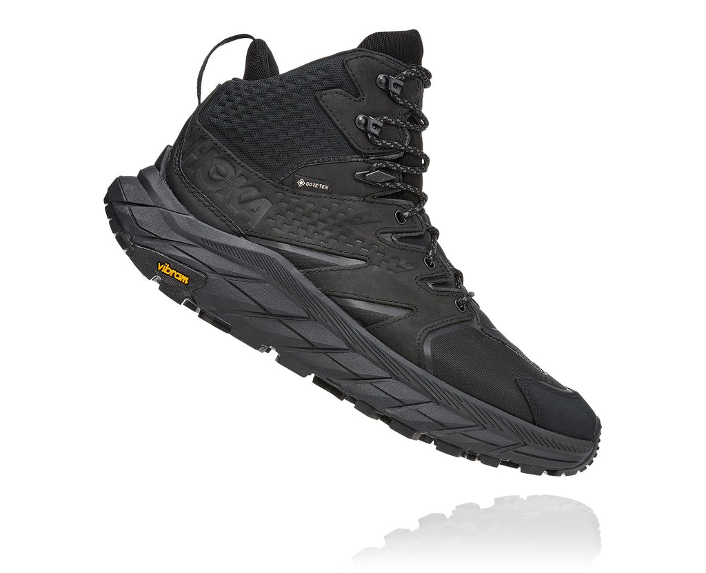 Hoka Mens Anacapa Mid GTX - Black/Black (1122018-BBLC)