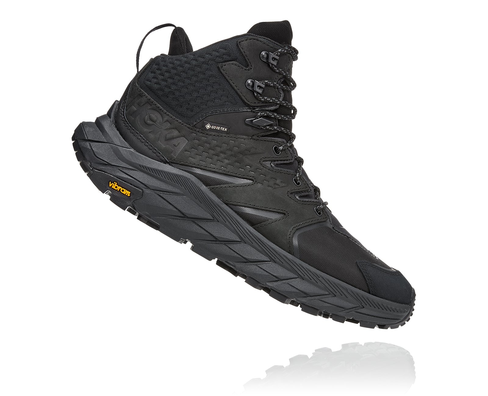 Hoka Mens Anacapa Mid GTX - Black/Black (1122018-BBLC)