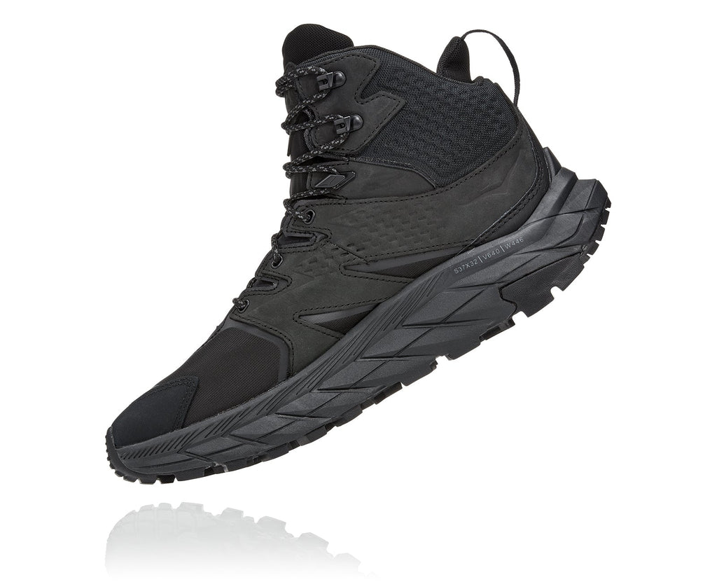Hoka Mens Anacapa Mid GTX - Black/Black (1122018-BBLC)