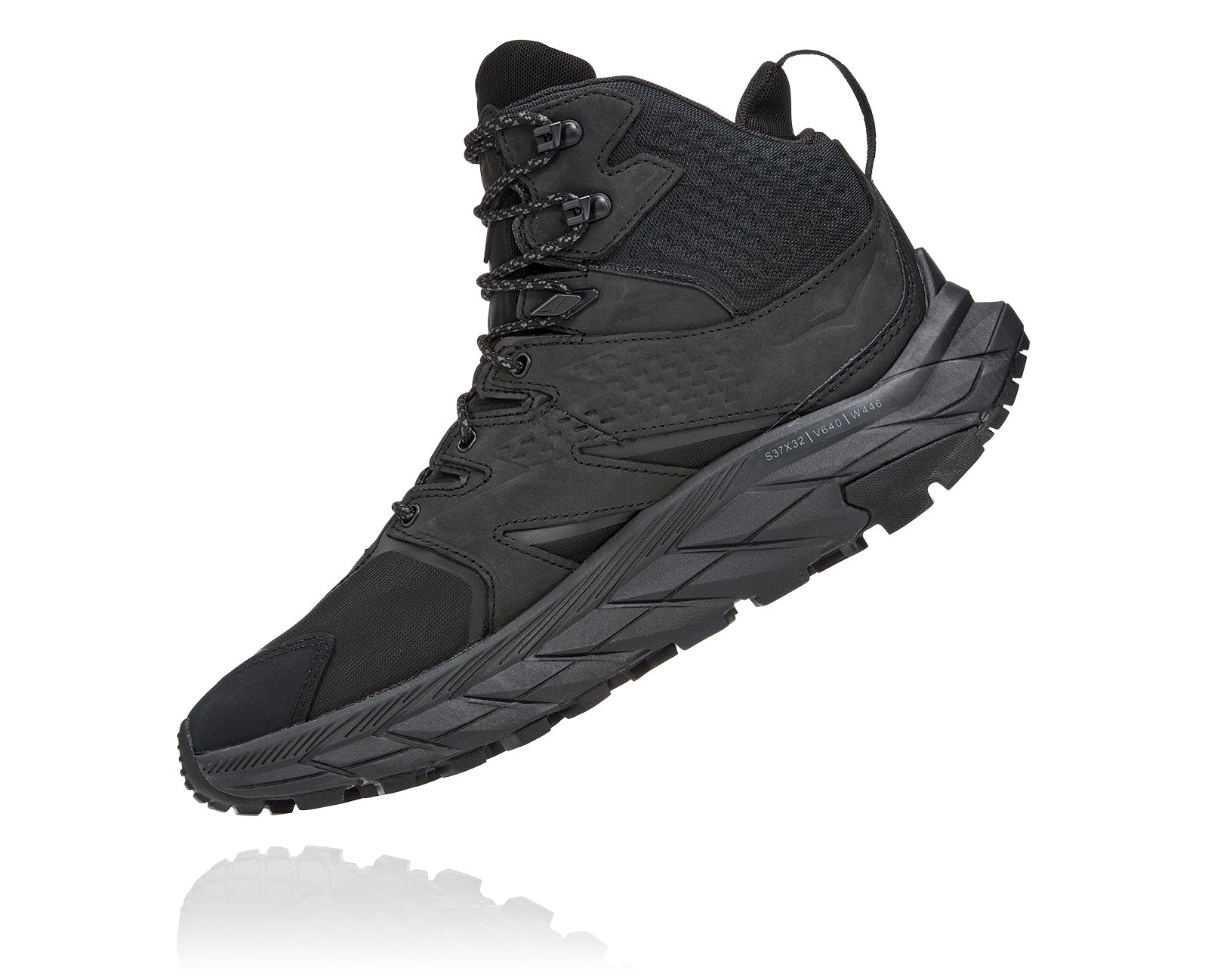 Hoka Mens Anacapa Mid GTX - Black/Black (1122018-BBLC)