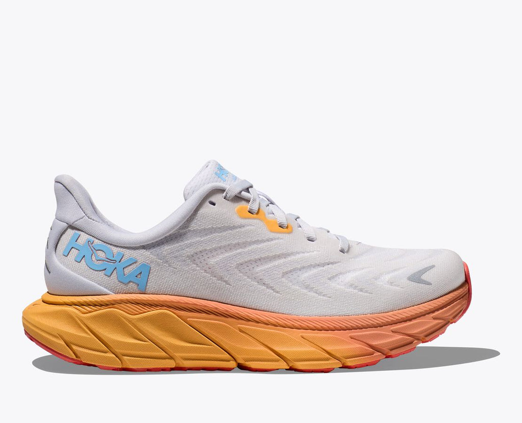 Hoka Womens Arahi 6 Wide- Nimbus Cloud/Blanc de Blanc (1123197-NCBDB)