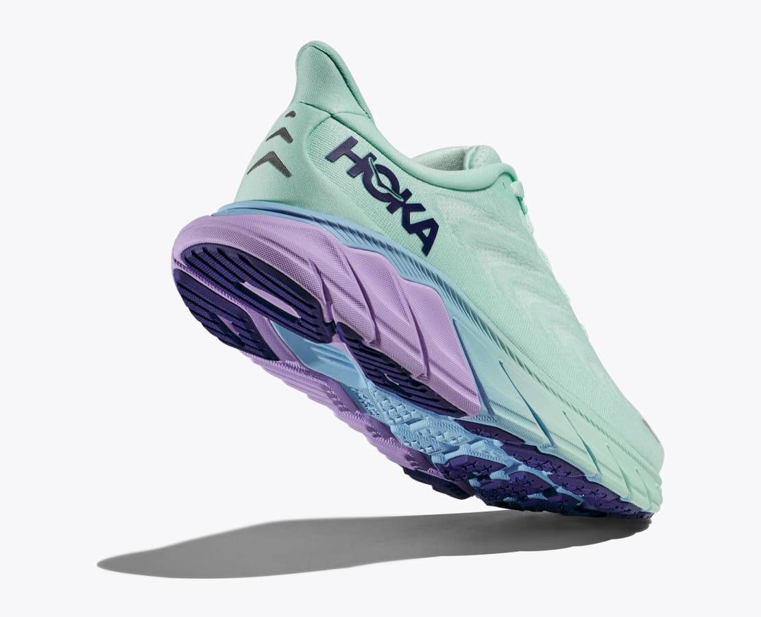 Hoka Womens Arahi 6 Wide-Sunlit Ocean / Lilac Mist (1123197-SOLM)