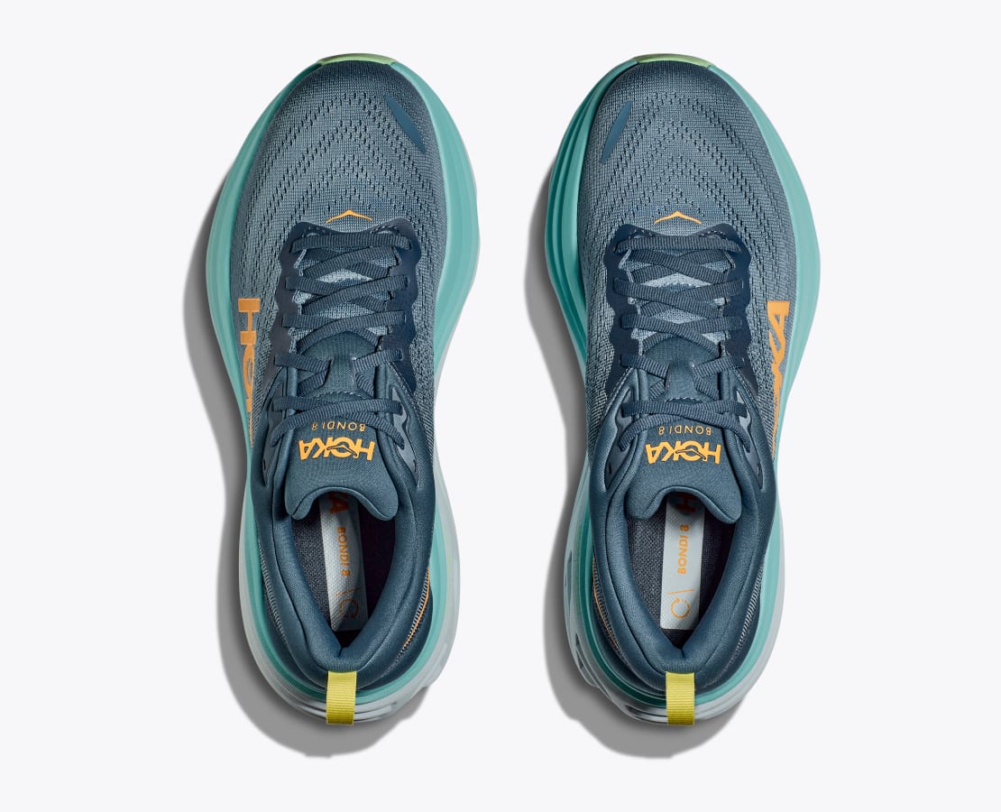 Hoka Mens Bondi 8- Real Teal/Shadow (1123202-RHD)