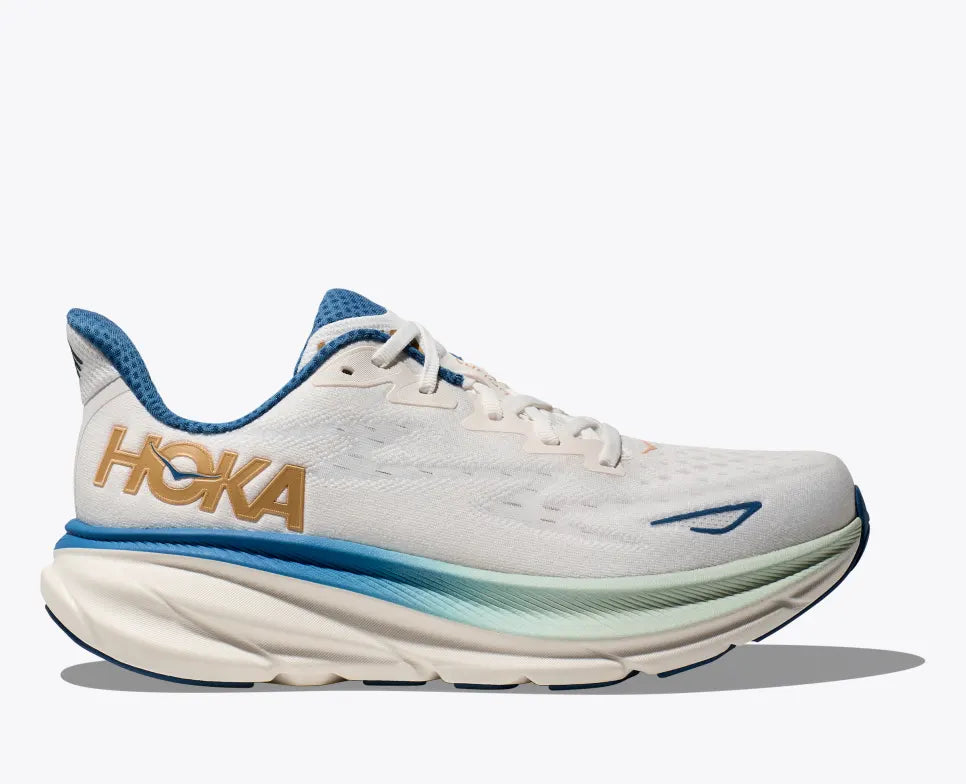 Hoka Mens Clifton 9 - Frost/Gold (1127895-FTG)
