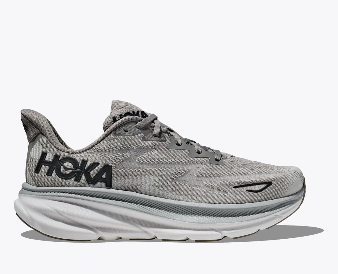 Hoka Mens Clifton 9 Wide - Harbor Mist/Black (1132210-HMBC)