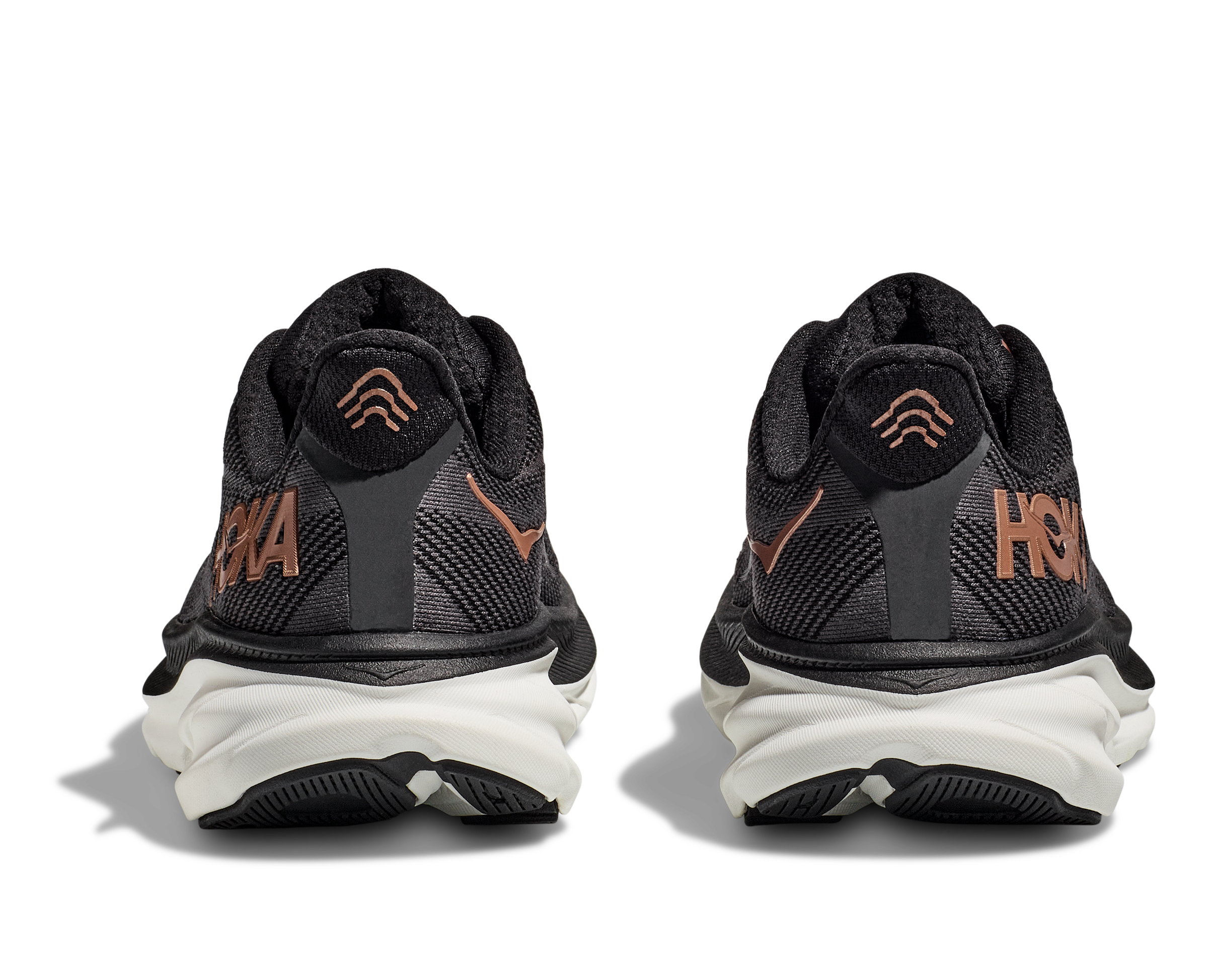 Hoka Womens Clifton 9- Black/Rose Gold (1127896-BRGL)