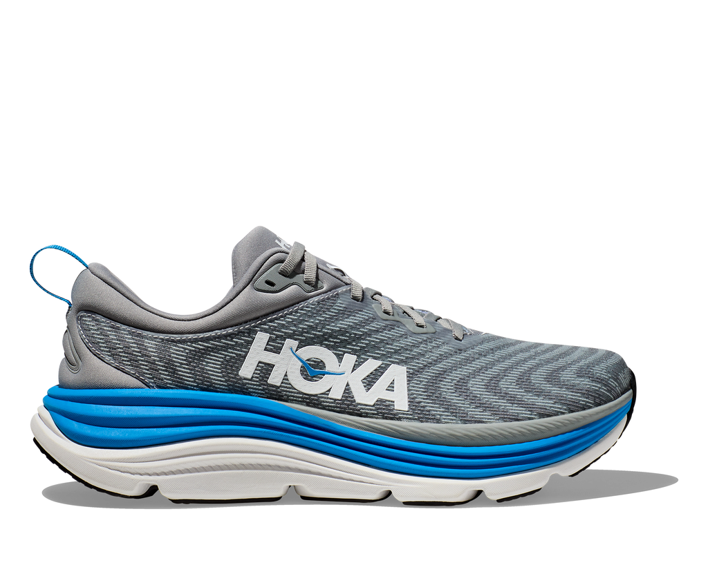 Hoka Mens Gaviota 5- Limestone/Diva Blue (1127929-LDVB)