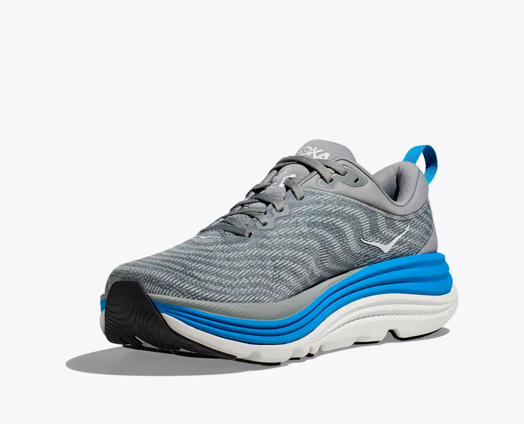 HOKA Men's Gaviota 5 - Limestone / Diva Blue (Wide)