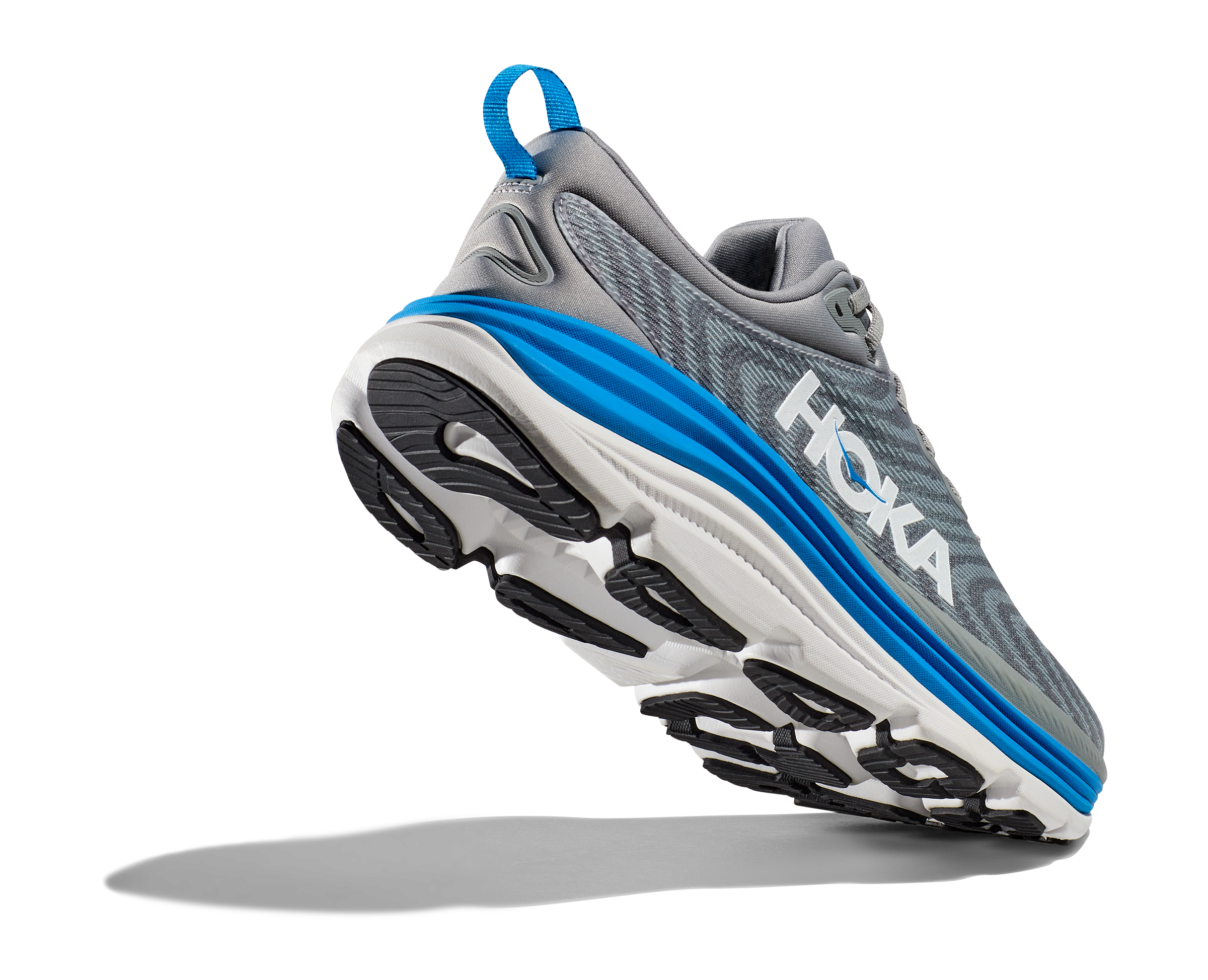 Hoka Mens Gaviota 5- Limestone/Diva Blue (1127929-LDVB)