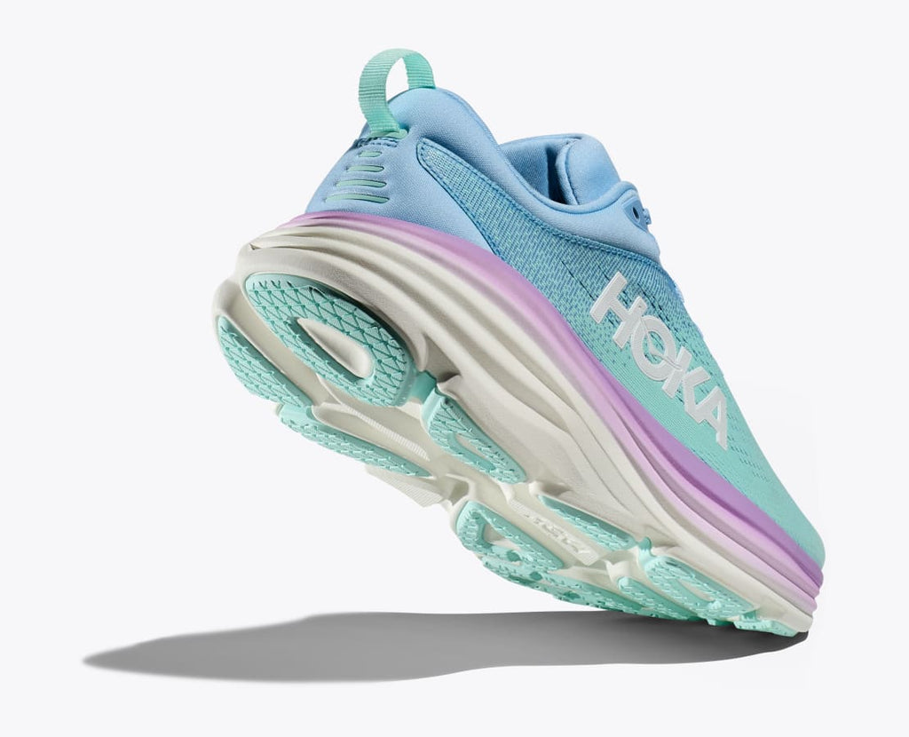 Hoka Womens Bondi 8- Airy Blue/Sunlit Ocean (1127952-ABSO)