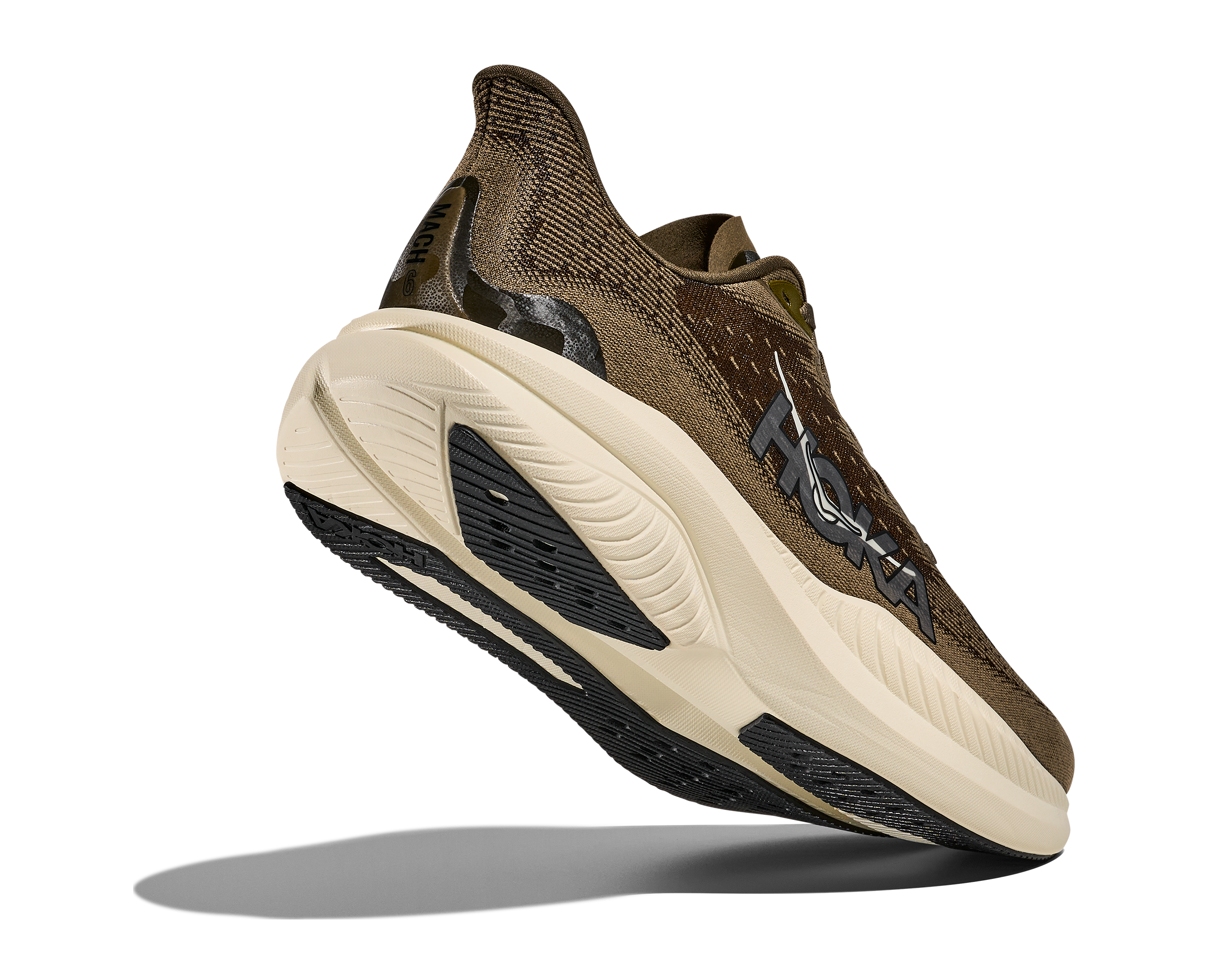 HOKA Men's Mach 6 - ANTIQUE OLIVE / TRUFFLE SALT (Wide)