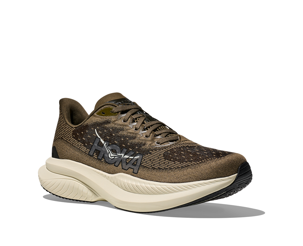 HOKA Men's Mach 6 - ANTIQUE OLIVE / TRUFFLE SALT
