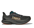 HOKA Men's Mach 6 - BLACK / ELECTRIC TANGERINE