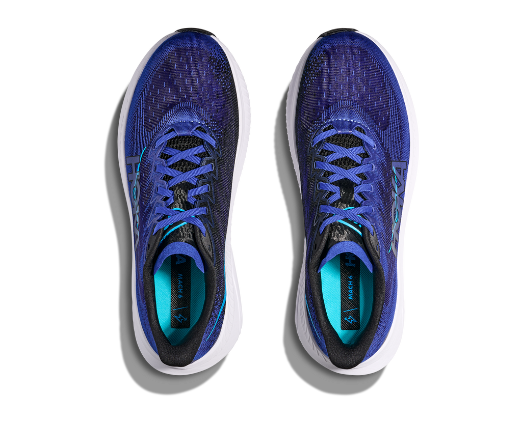 HOKA Men's Mach 6 - BLACK / NIGHT SKY (Wide)
