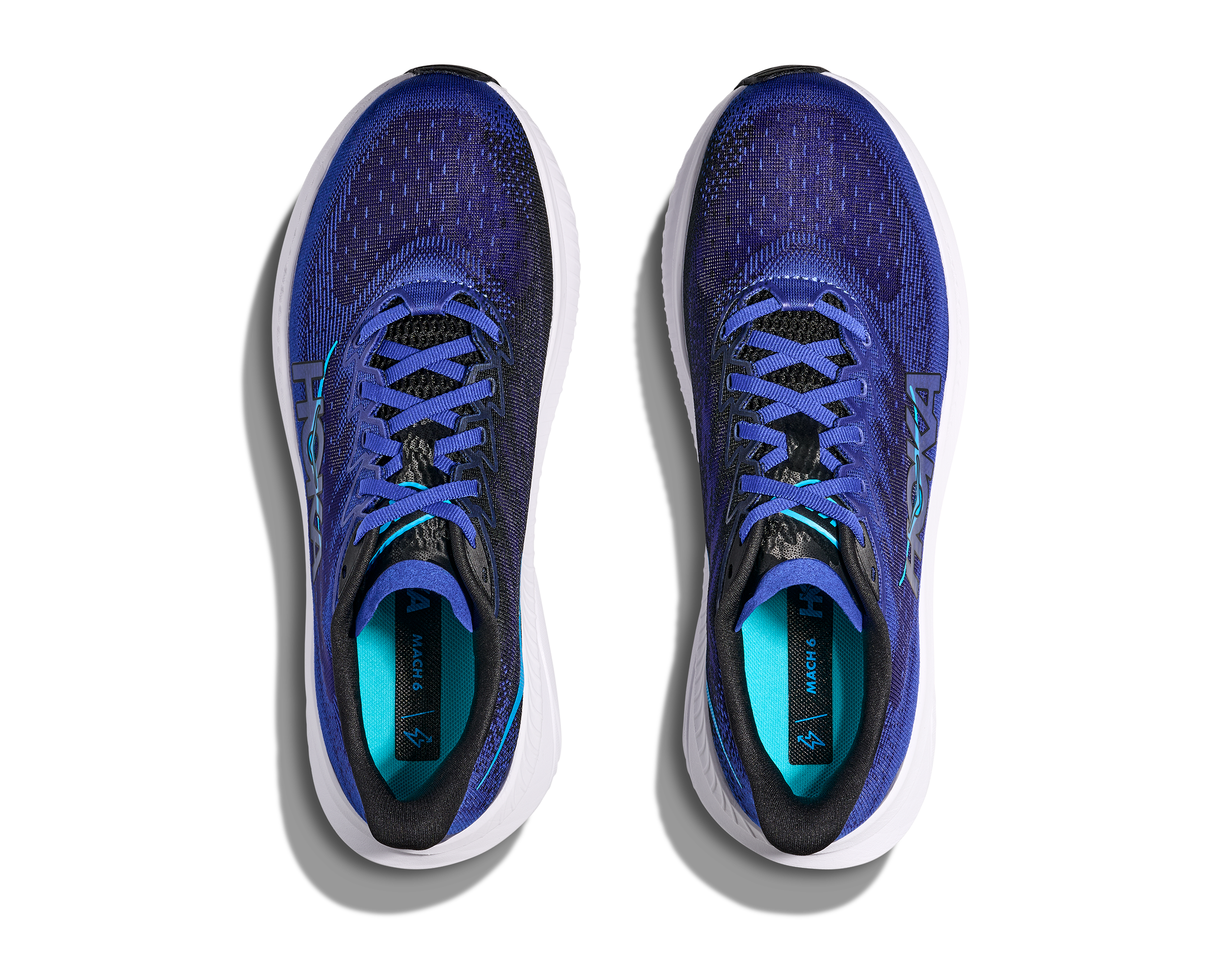 HOKA Men's Mach 6 - BLACK / NIGHT SKY (Wide)