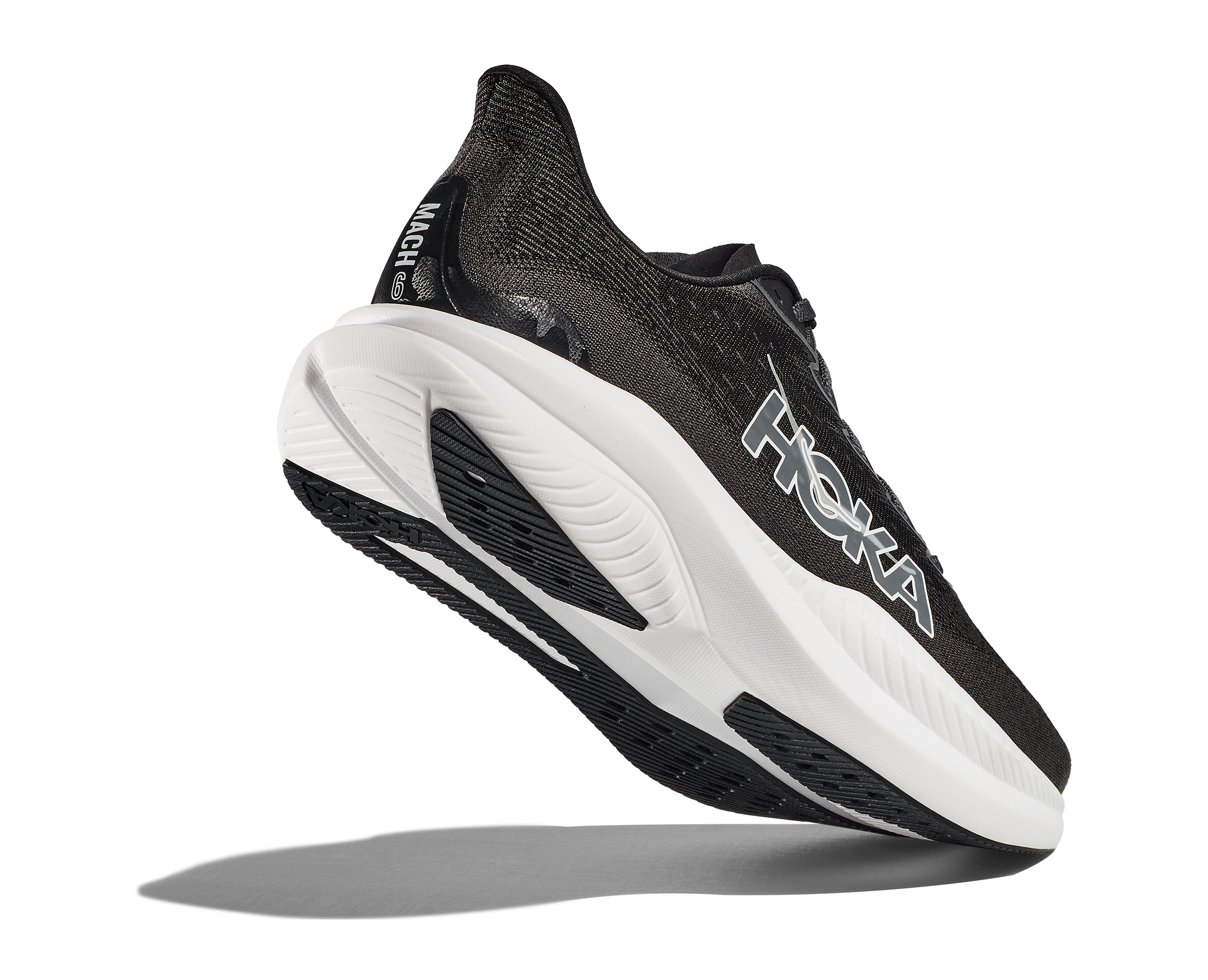 HOKA Men's Mach 6 - BLACK / WHITE