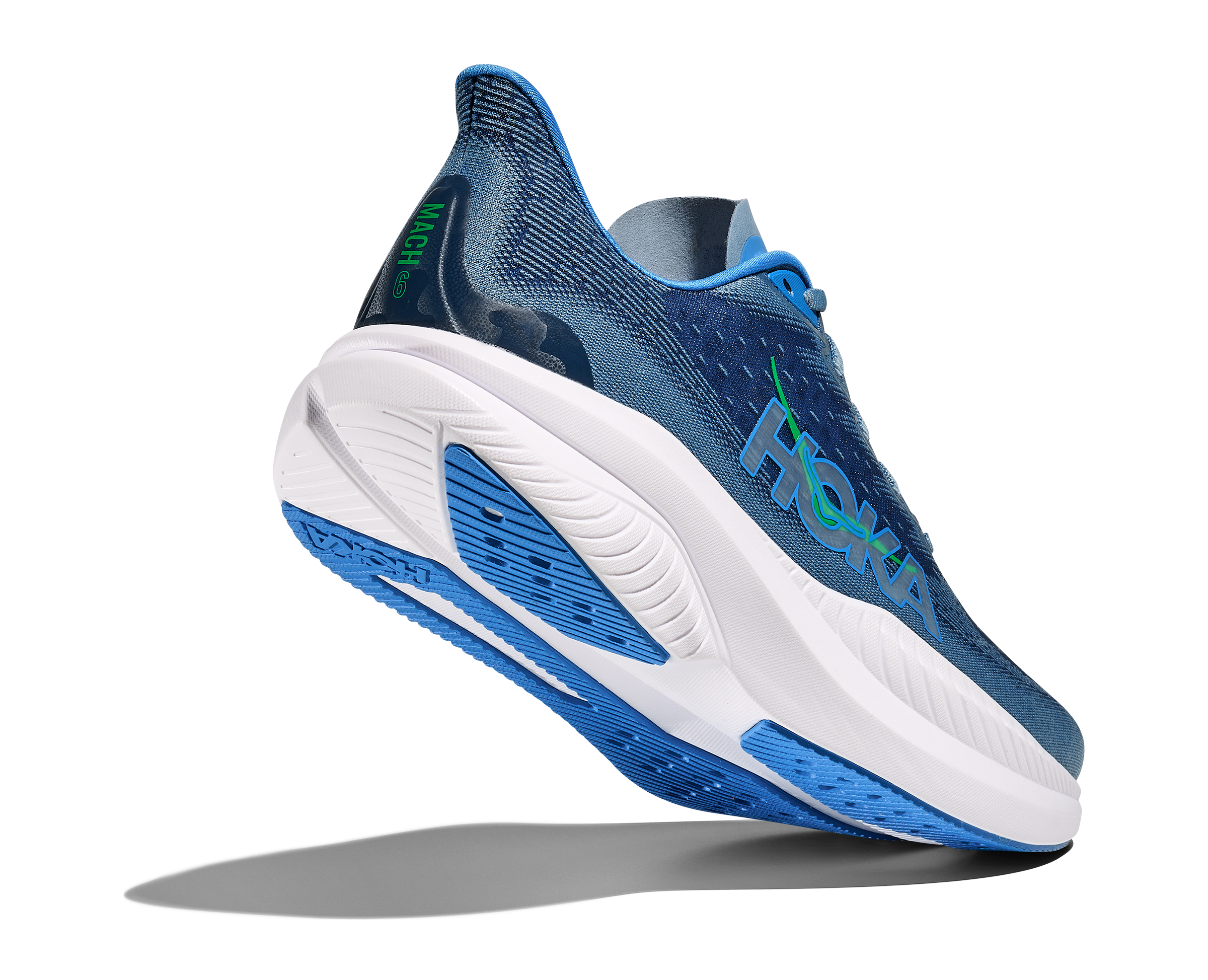 HOKA Men's Mach 6 - DOWNPOUR / THUNDER CLOUD (Wide)