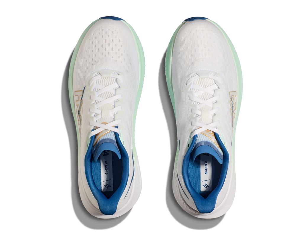 HOKA Men's Mach 6 - FROST / GOLD