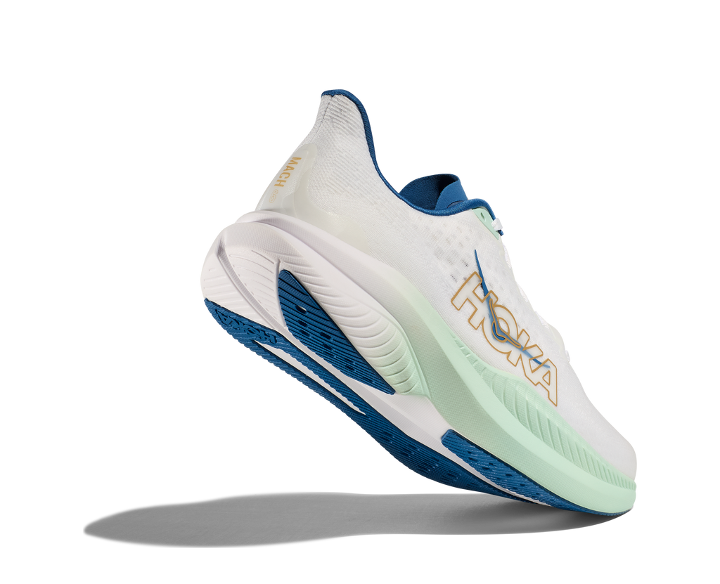 HOKA Men's Mach 6 - FROST / GOLD
