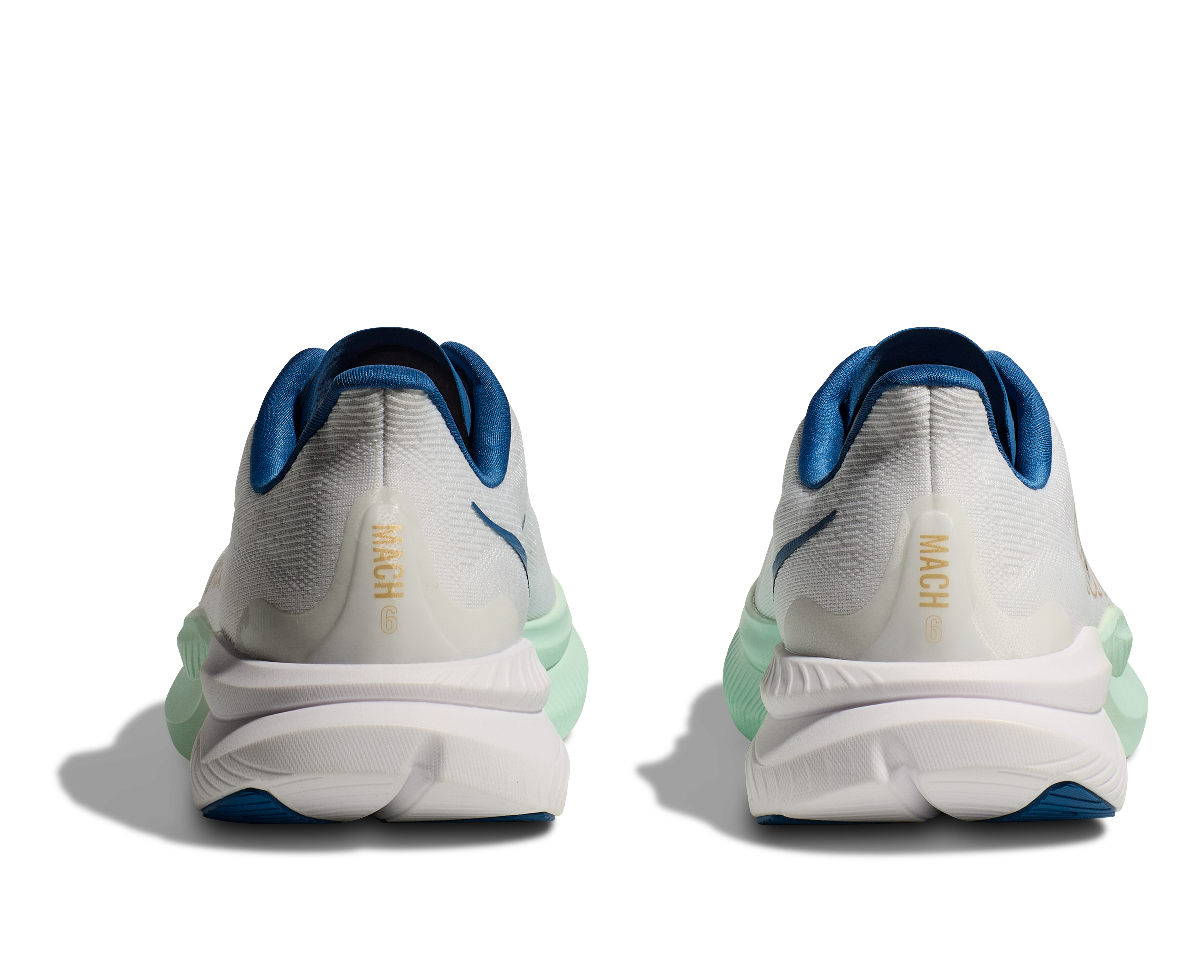 HOKA Men's Mach 6 - FROST / GOLD (Wide)