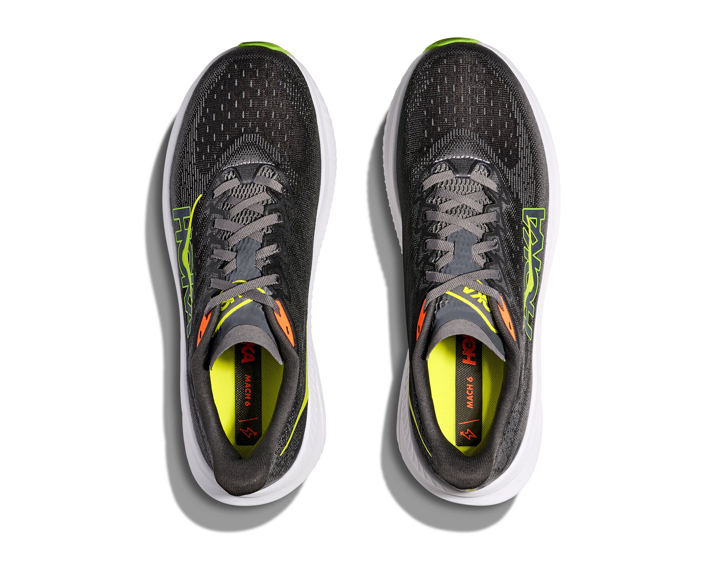 HOKA Men's Mach 6 - GRAVEL / ASPHALT GREY