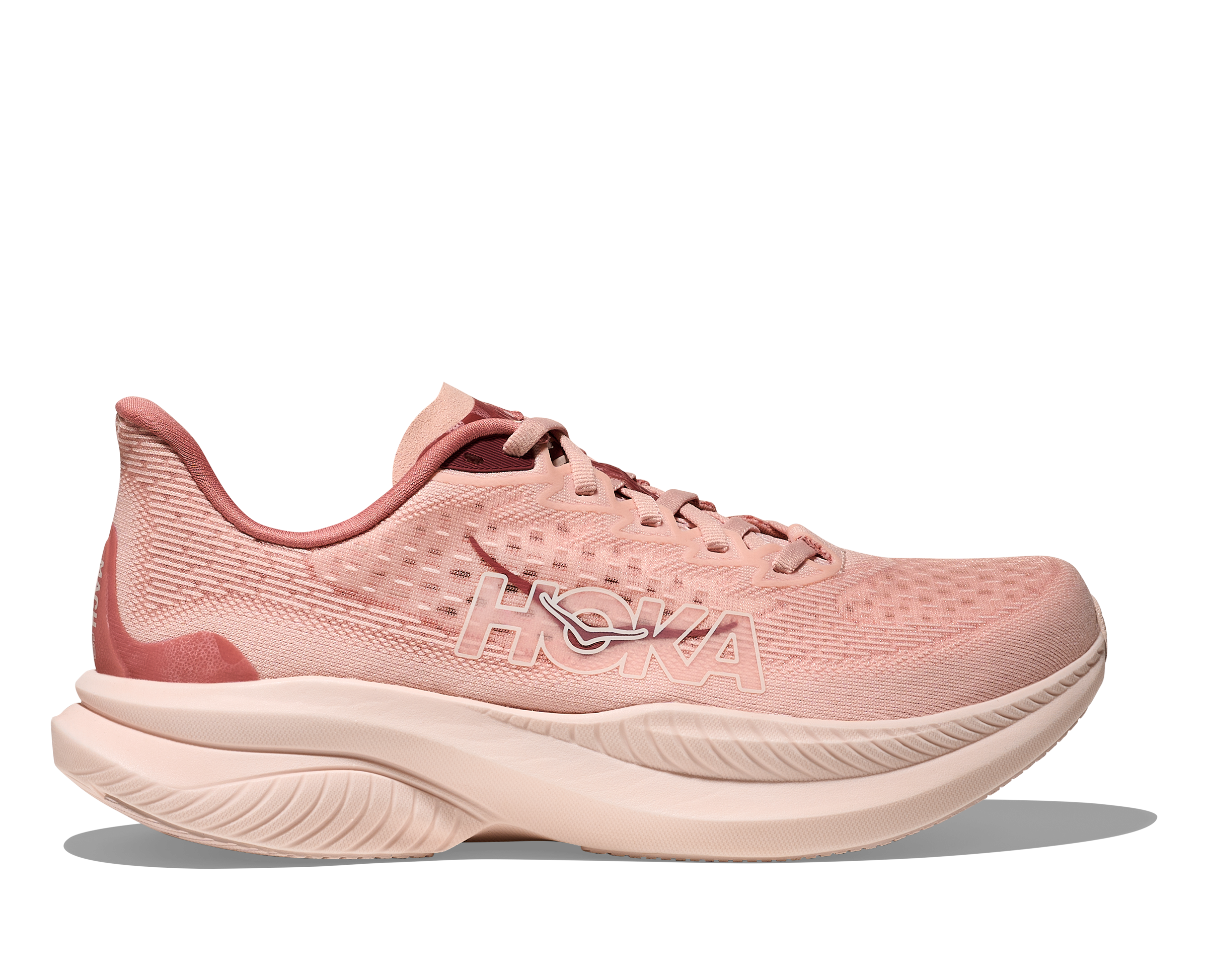 HOKA Women's Mach 6 - ROSE LATTE / BLUSH