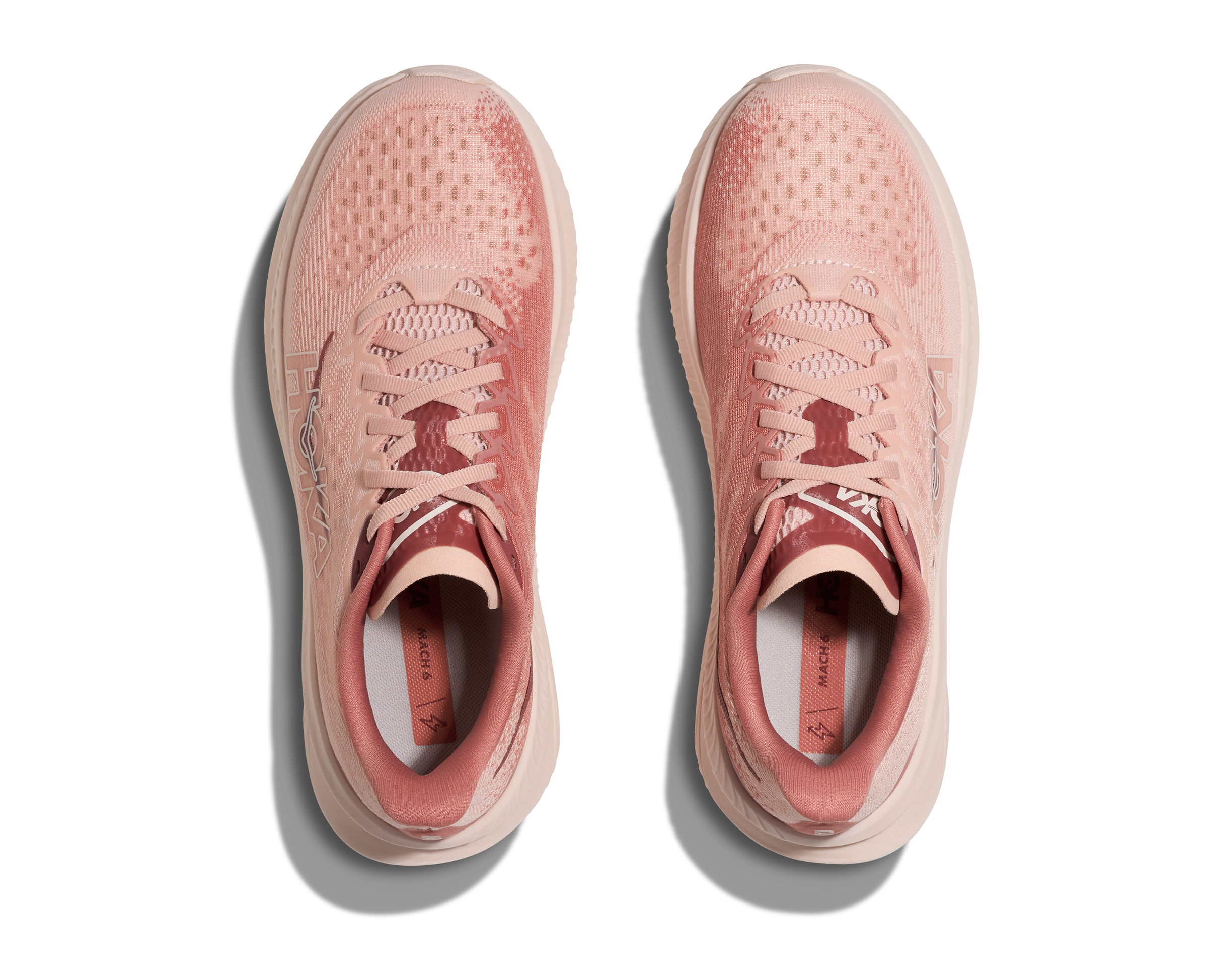 HOKA Women's Mach 6 - ROSE LATTE / BLUSH