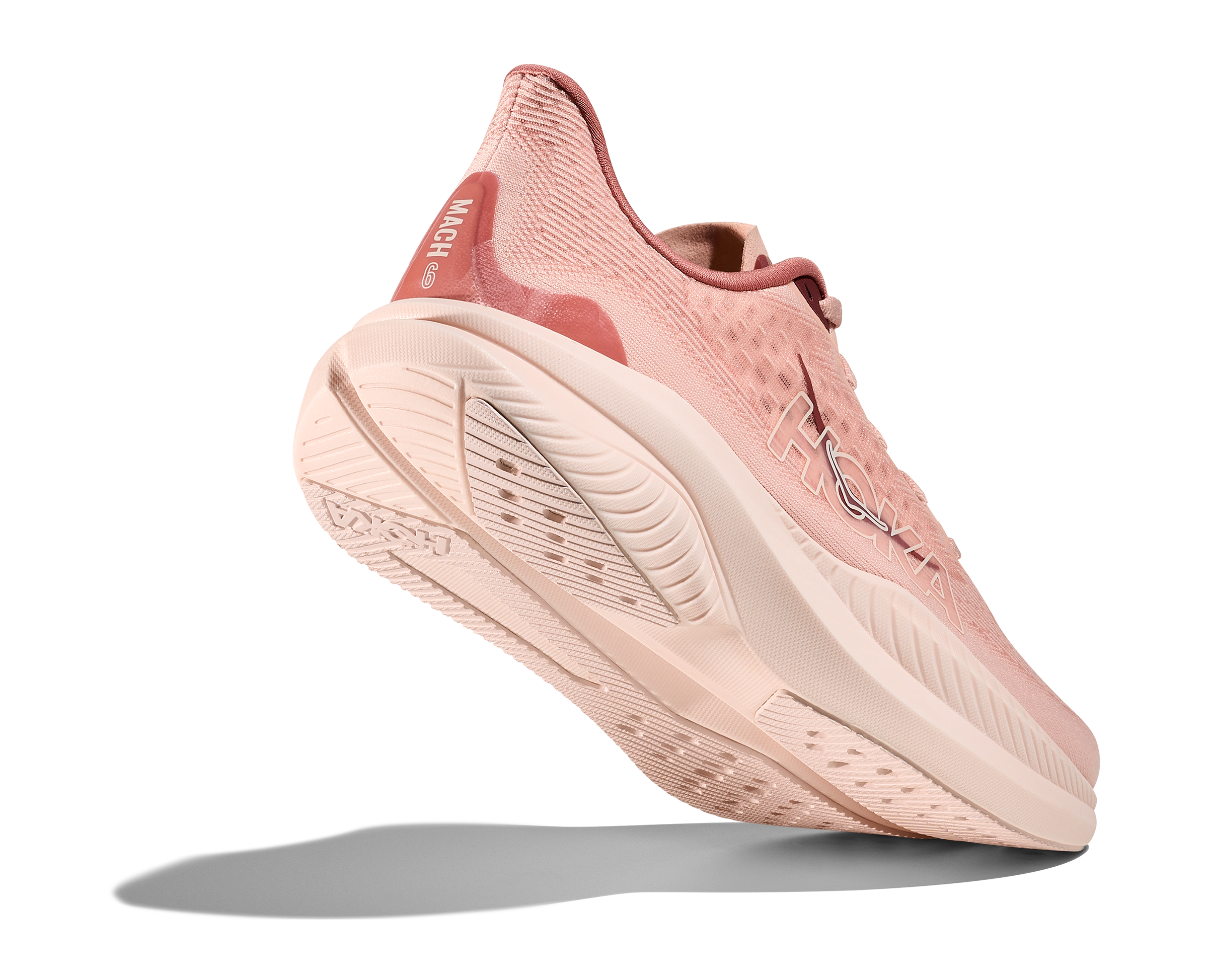 HOKA Women's Mach 6 - ROSE LATTE / BLUSH