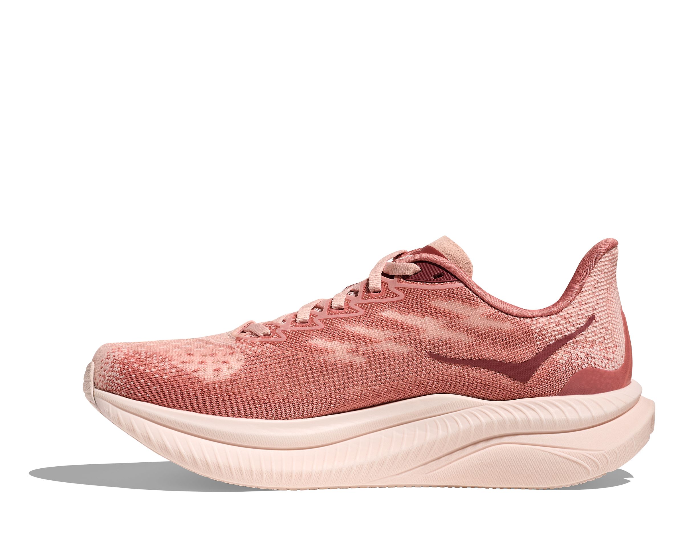 HOKA Women's Mach 6 - ROSE LATTE / BLUSH