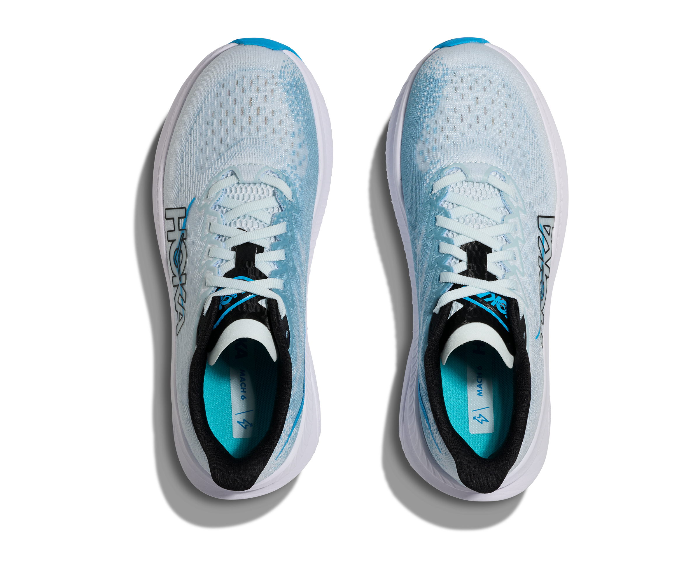 HOKA Women's Mach 6 - TUNDRA BLUE / RAINDROP