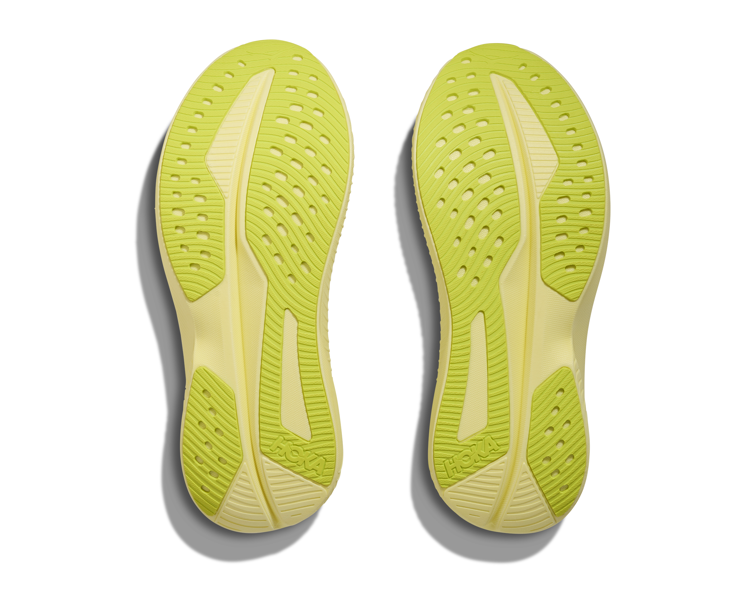 HOKA Women's Mach 6 - WHITE / NEON HOKA CITRUS