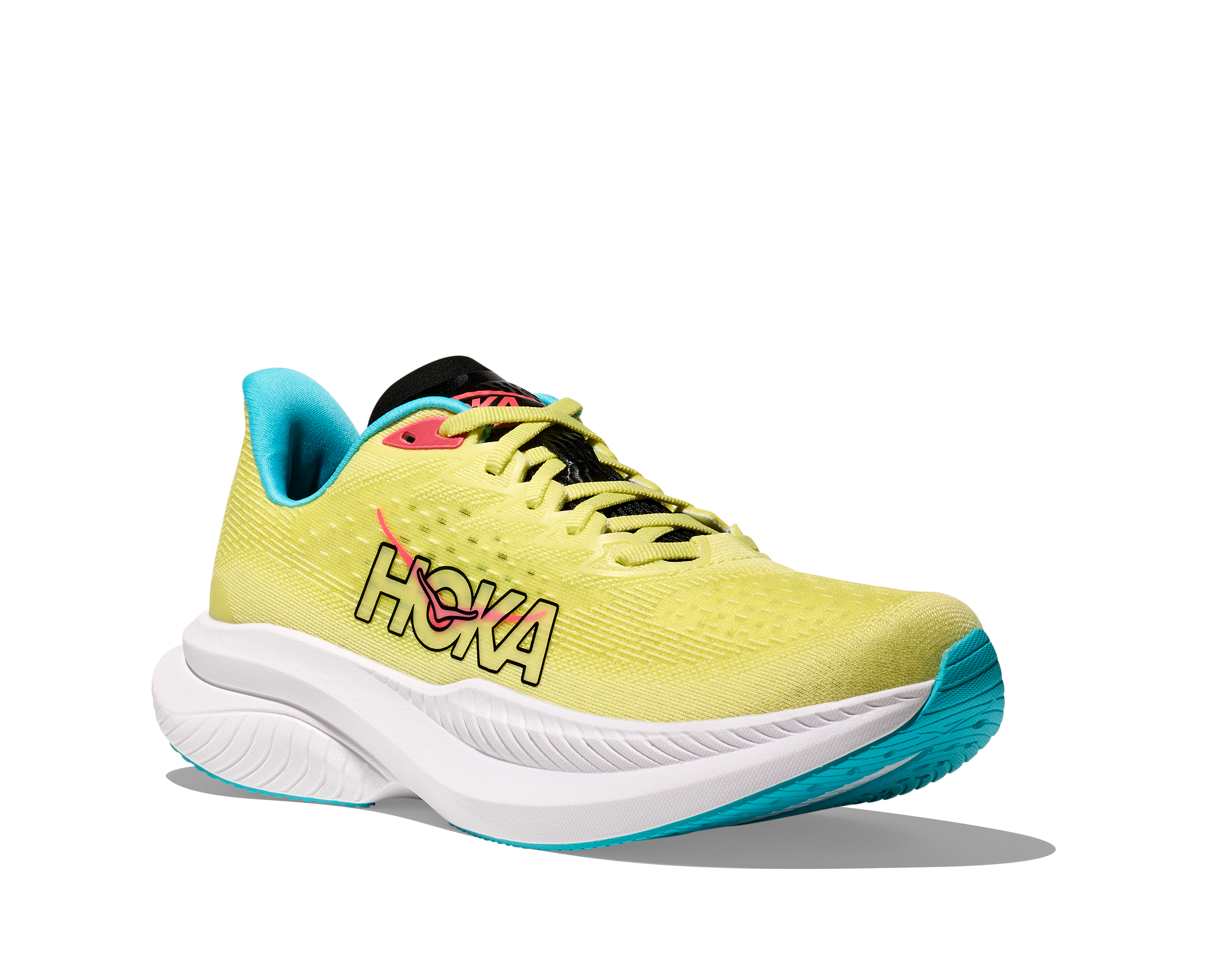 HOKA Women's Mach 6 - YUZU / CIELO BLUE