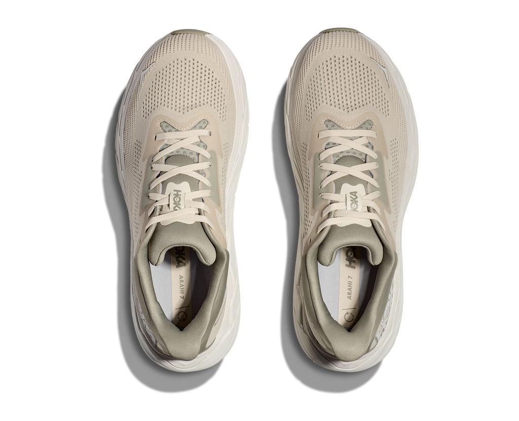Hoka Mens Arahi 7 - Oat Milk/Barley (1147850-OKB)