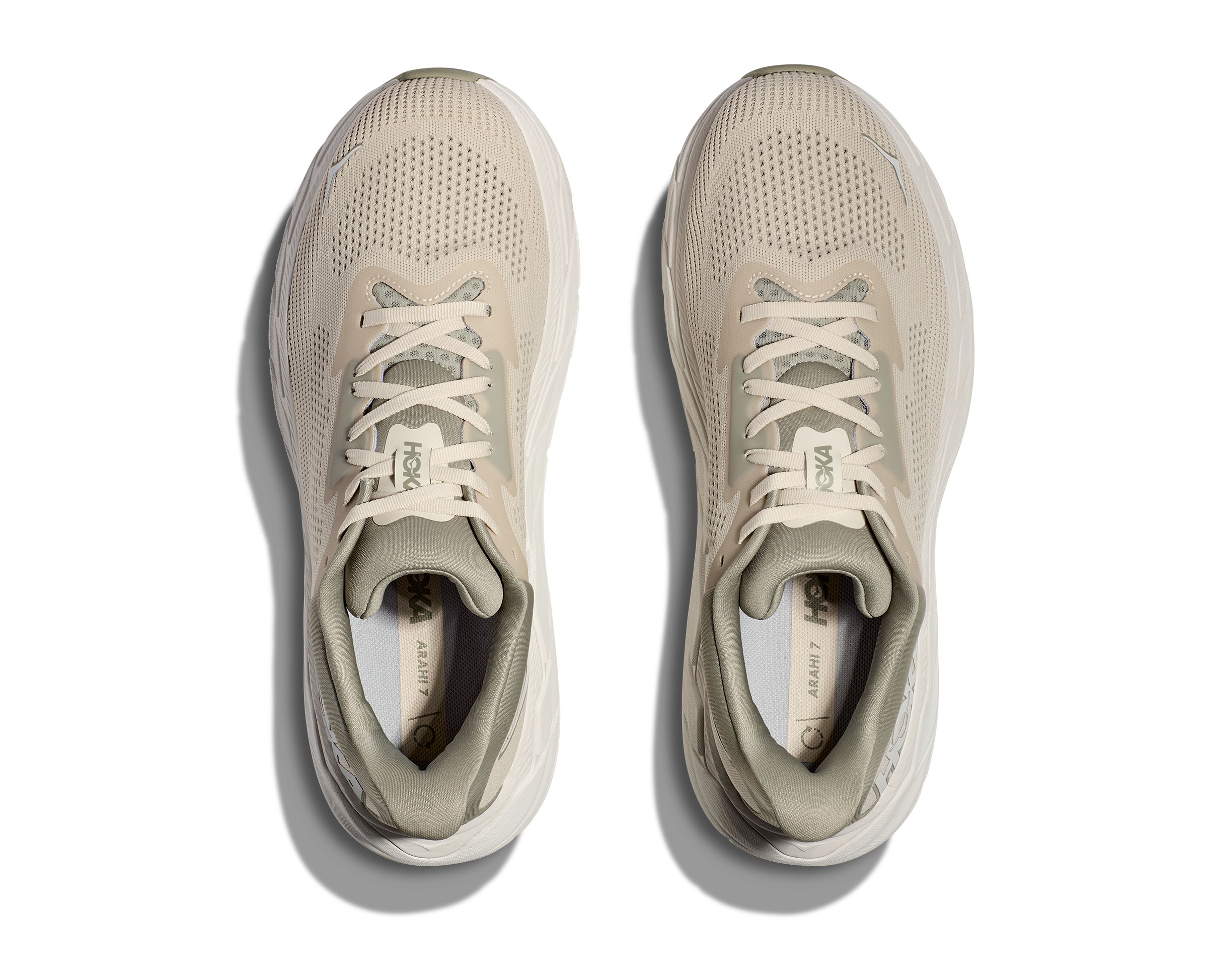 Hoka Mens Arahi 7 - Oat Milk/Barley (1147850-OKB)