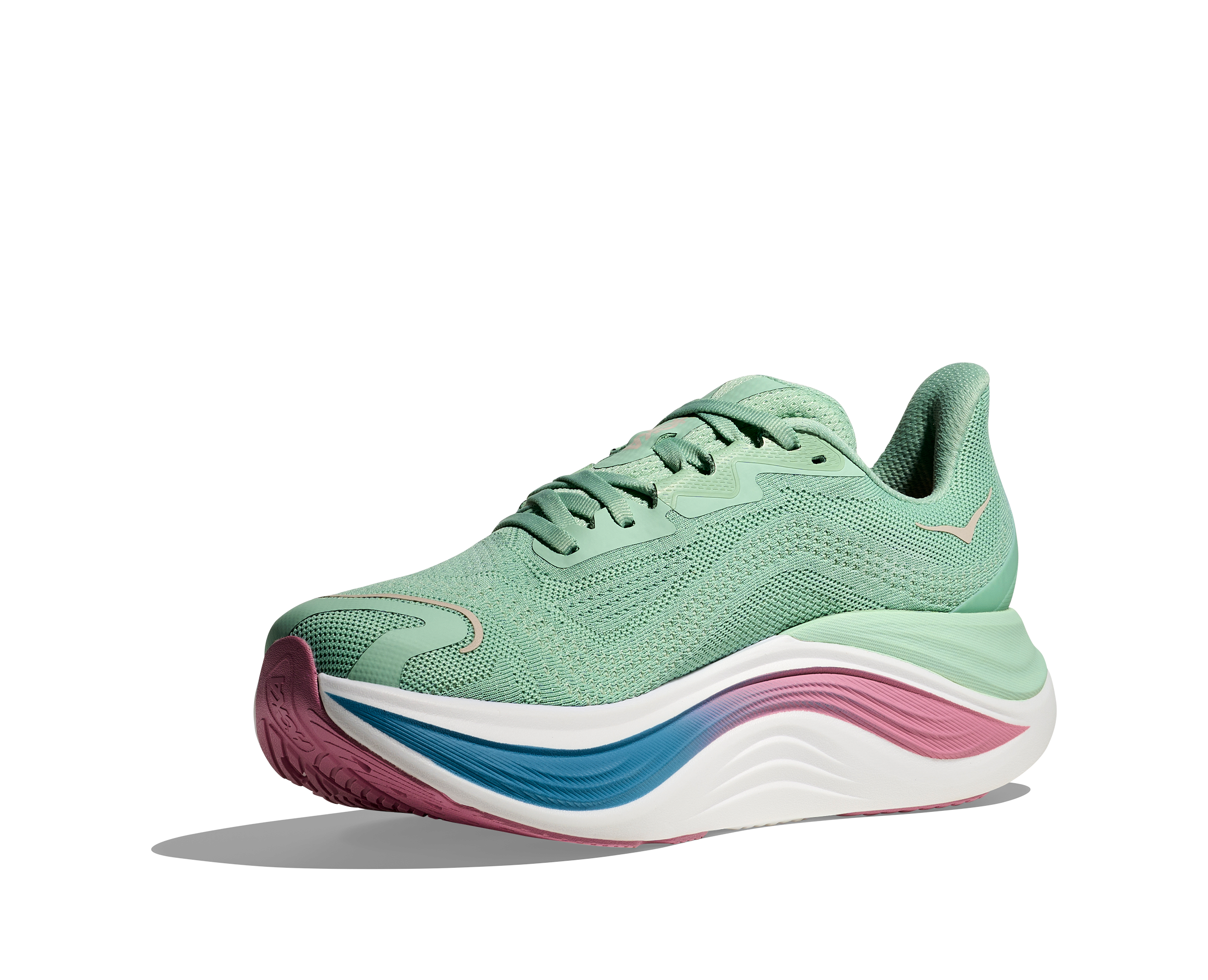 HOKA Women's Skyward X - JADEITE / DRIED ROSE