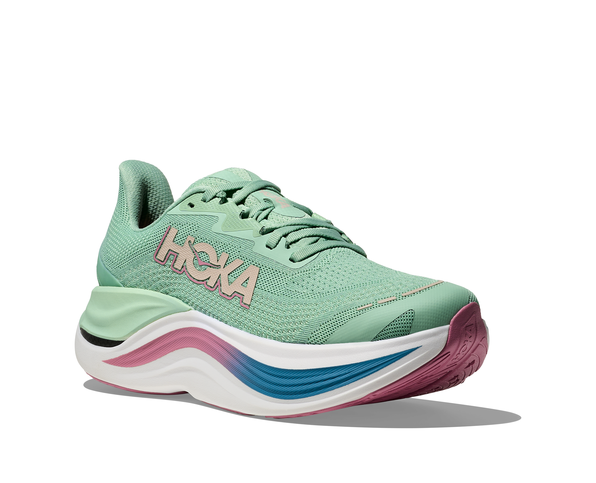 HOKA Women's Skyward X - JADEITE / DRIED ROSE