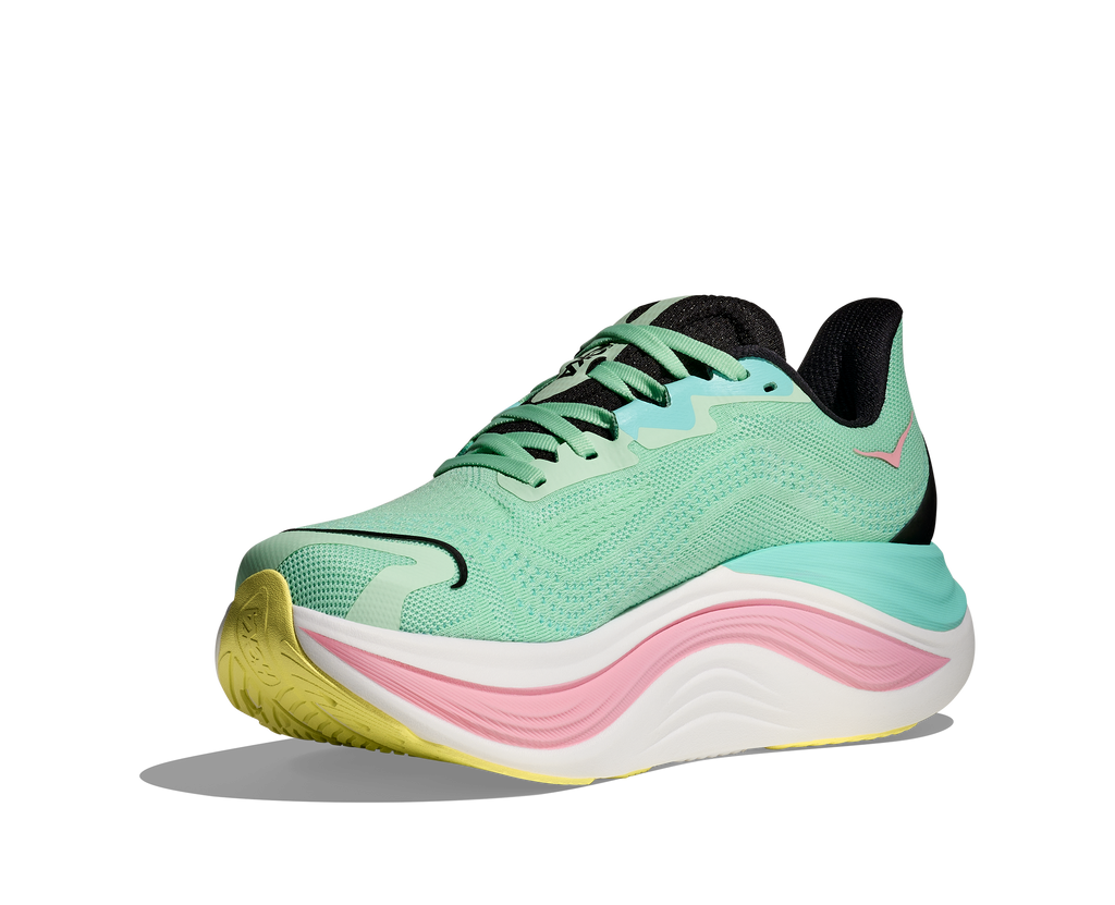 HOKA Women's Skyward X - MINT FLUORITE / BLUE SPARK