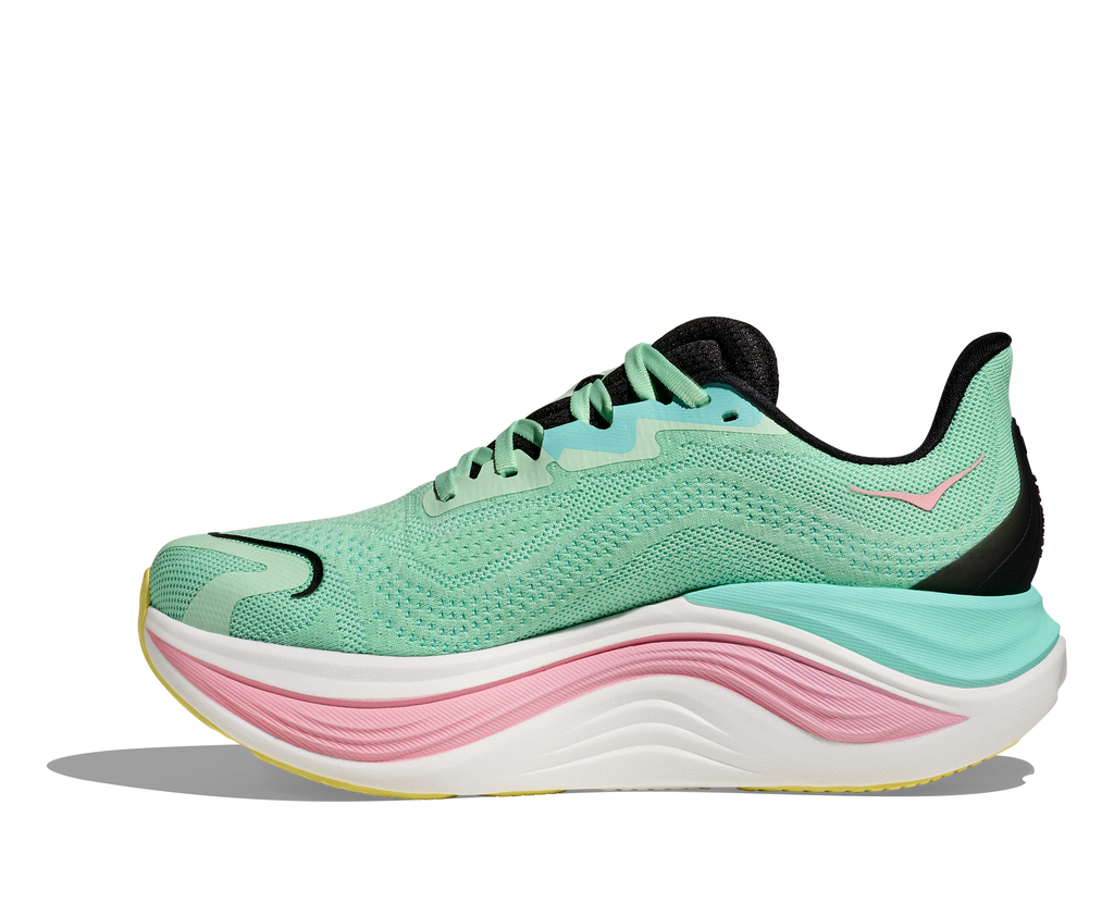 HOKA Women's Skyward X - MINT FLUORITE / BLUE SPARK