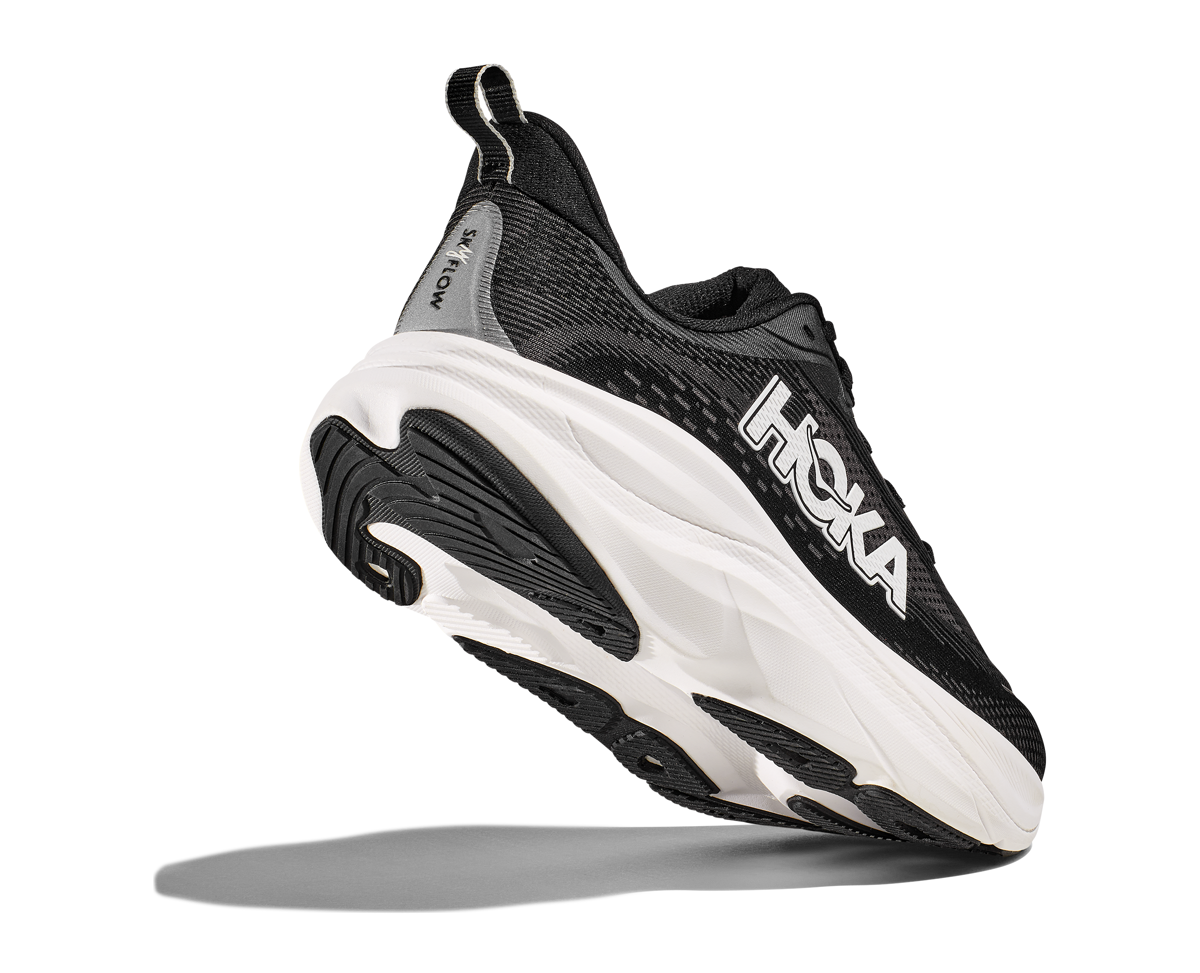 HOKA Men's Skyflow - BLACK / WHITE