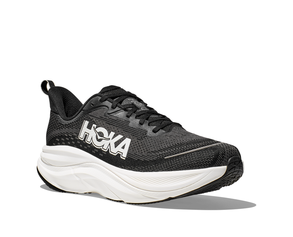 HOKA Men's Skyflow - BLACK / WHITE
