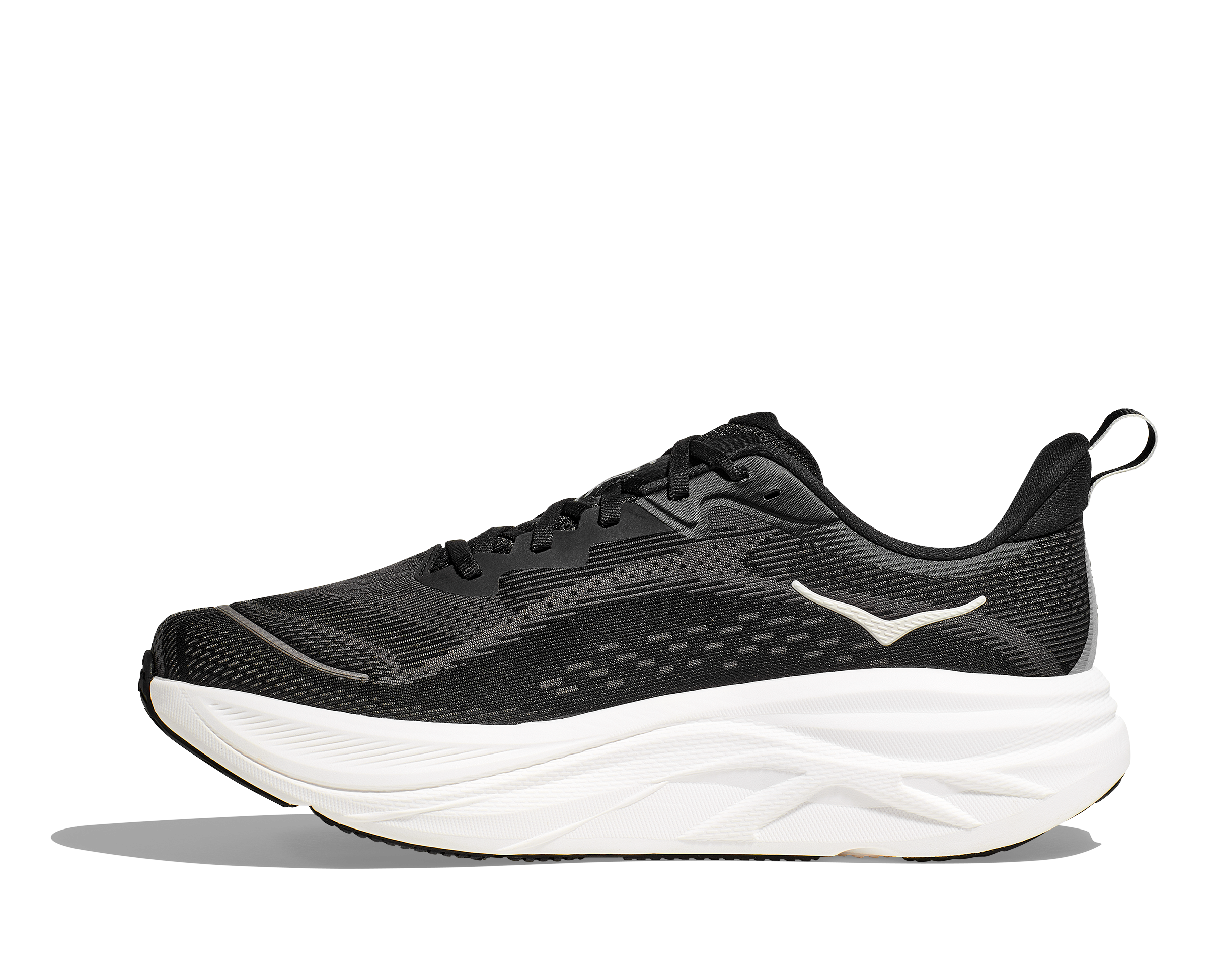 HOKA Men's Skyflow - BLACK / WHITE