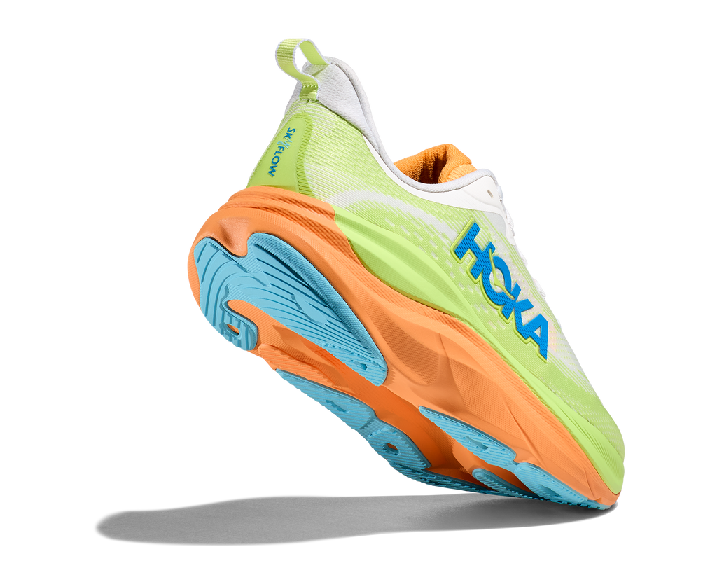 HOKA Men's Skyflow - FROST / SOLAR FLARE
