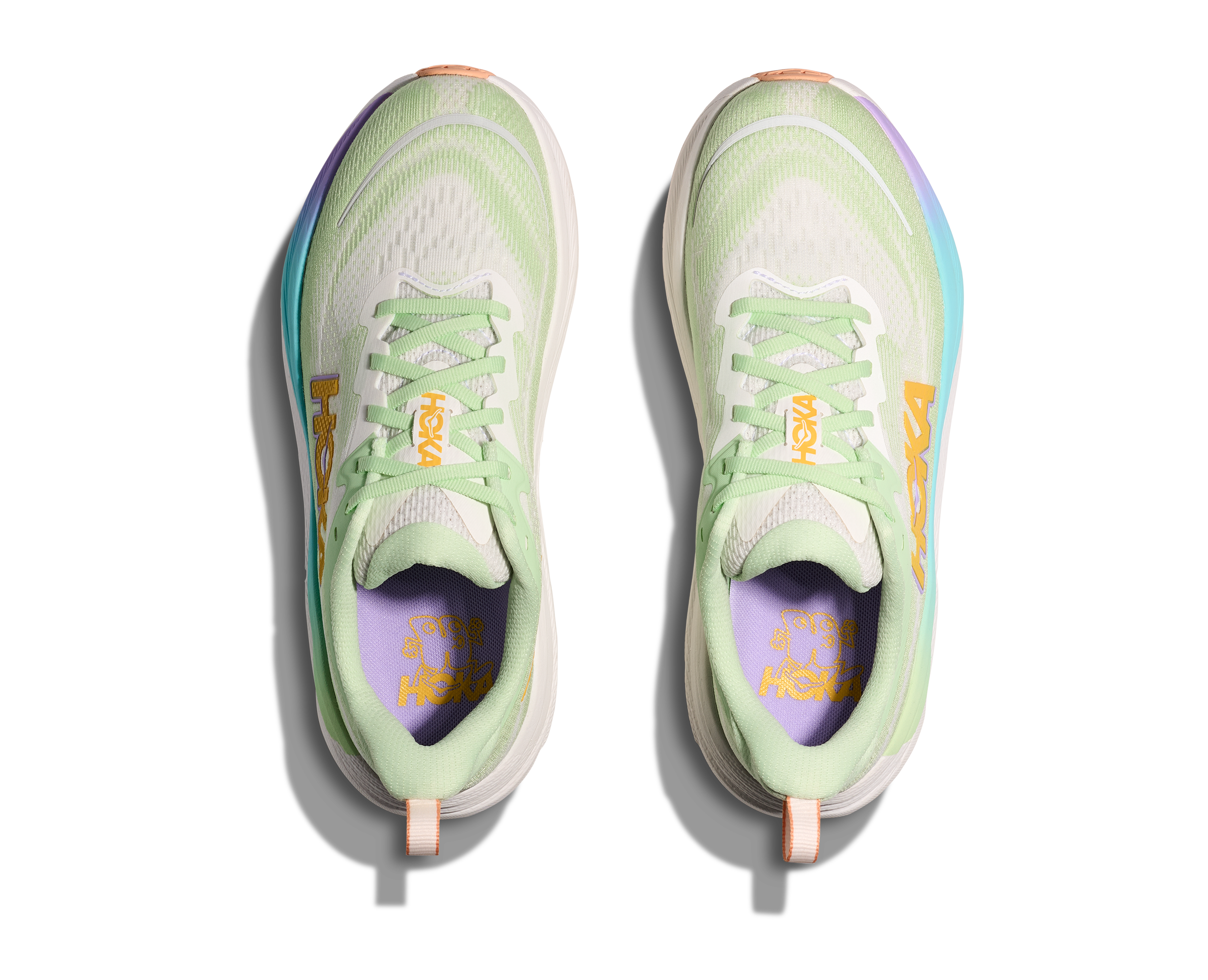 HOKA Men's Skyflow - LUNA MOTH / WHITE